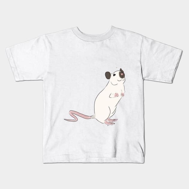 Siamese Rat Kids T-Shirt by eckokitten